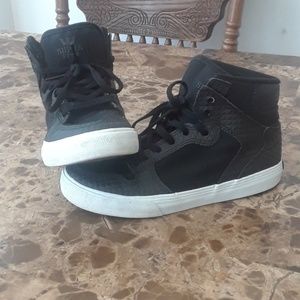 Boys black  supra shoes